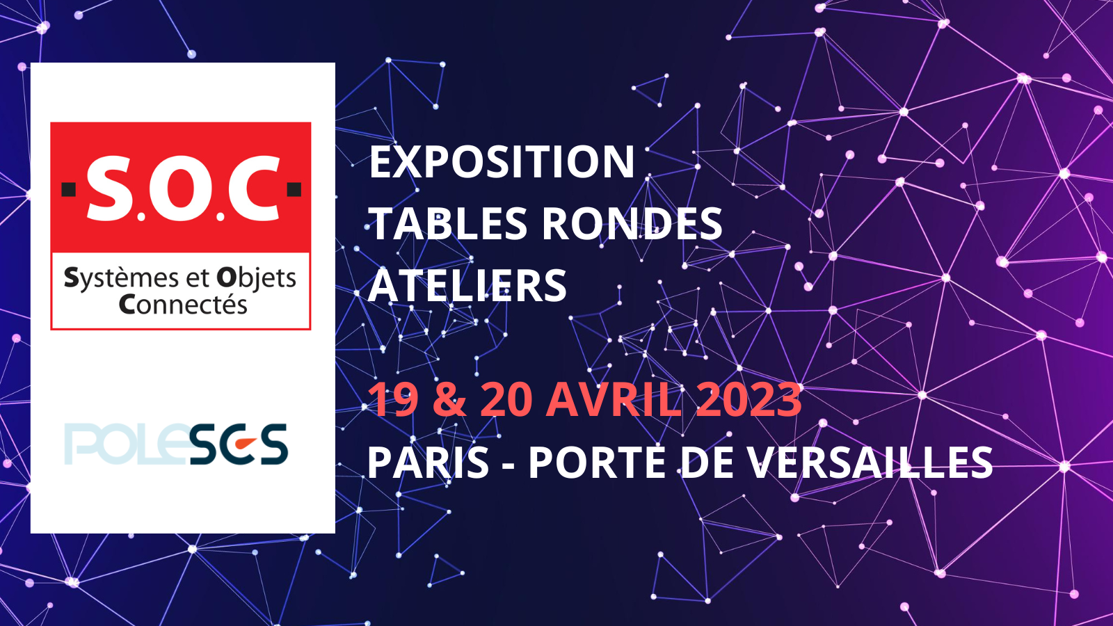 SCS, partenaire du salon S.O.C