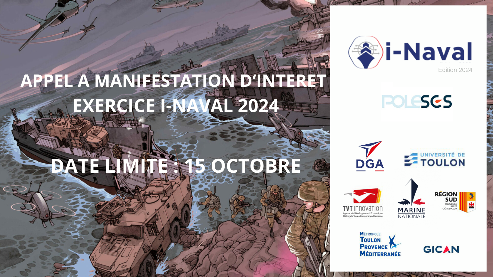 Lancement du Sourcing Exercice i-Naval 2024